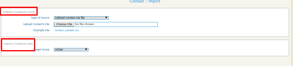 import contacts